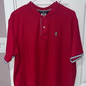 RED Psycho Bunny Polo size 7